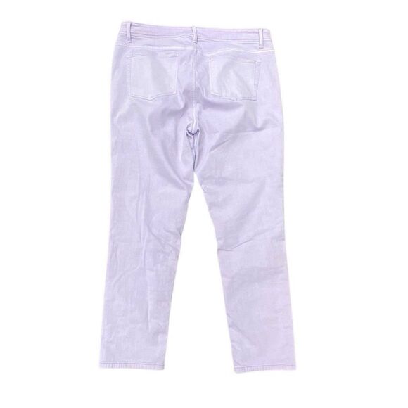 J. Jill Jeans Size 12 Mid Rise Denim Pants Authentic Fit Slim Ankle Light Purple - Picture 3 of 6